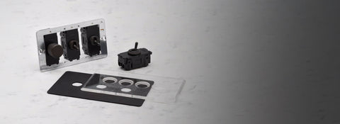 Custom switches & sockets - bronze