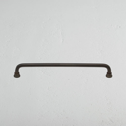 Bronze Sycamore Furniture Handle In White Background