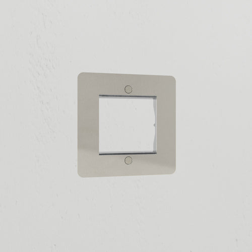 1G 50mm Module Plate - Polished Nickel
