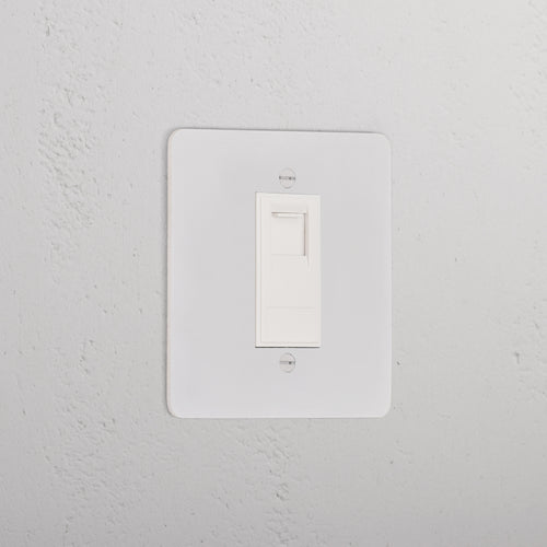 CAT6 Socket _ Paintable White