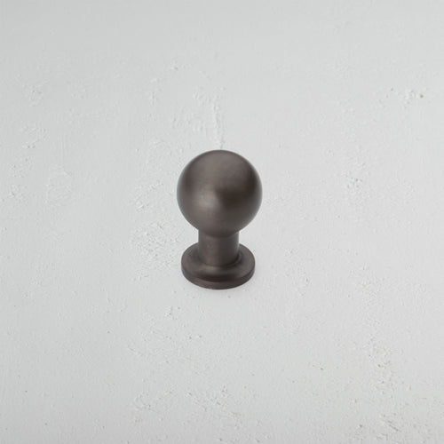 Bronze Bayswater Furniture Knob In White Background