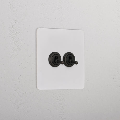 2G Two Way Toggle Switch _ Paintable Bronze