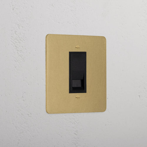 Premium Antique Brass Bt Master Socket Black