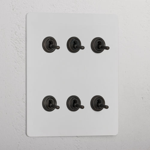 6G Two Way Toggle Switch _ Paintable Bronze