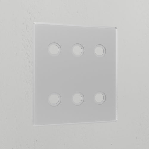 6G Switch Plate - Clear