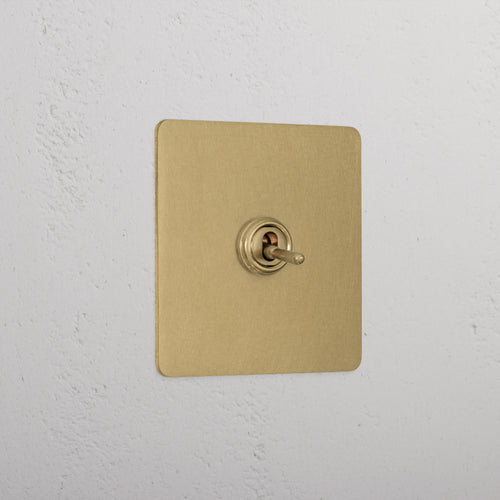 Designer Antique Brass 1 Gang 2 Way Toggle Switch