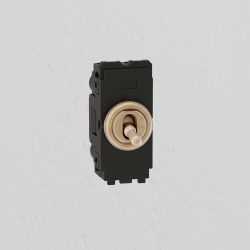 Intermediate Toggle Switch - Antique Brass