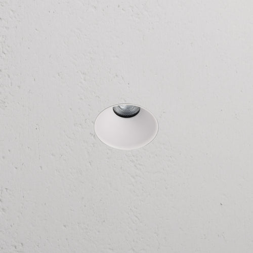Buxton Fire Rated 35mm Fixed Trimless Downlight - White