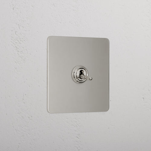 Luxury Polished Nickel 1 Gang 2 Way Toggle Light Switch