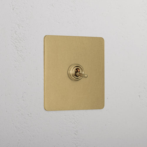 1G Intermediate Toggle Switch - Antique Brass
