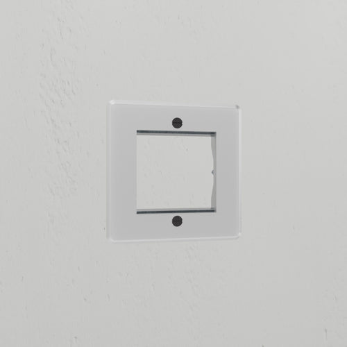 1G 50mm Module Plate - Clear Black