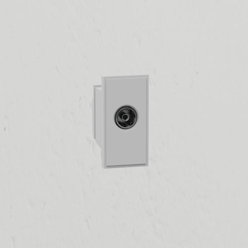 Tv Single Outlet - White