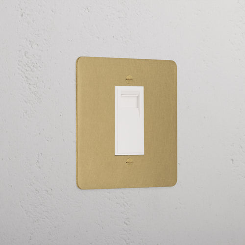 Luxury Antique Brass Bt Slave Socket White