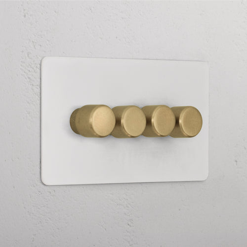 4G Dimmer Switch _ Paintable Antique Brass
