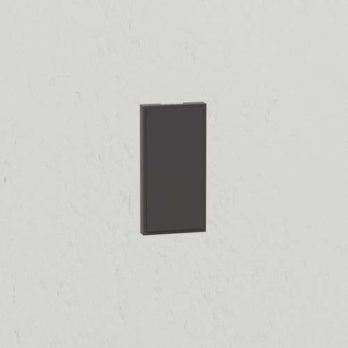 Half Blanking Plate - Black