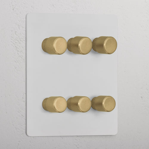 6G Dimmer Switch _ Paintable Antique Brass