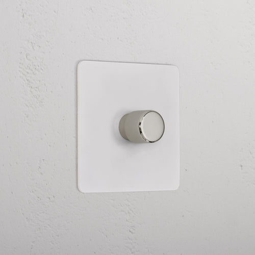 1G Two Way Dimmer Switch _ Paintable Polished Nickel