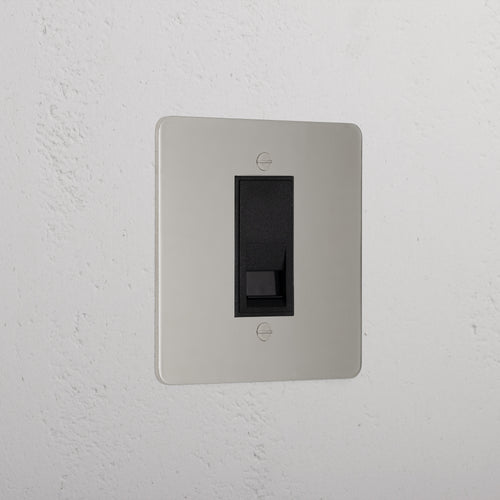 Elegant Polished Nickel Bt Master Socket Black