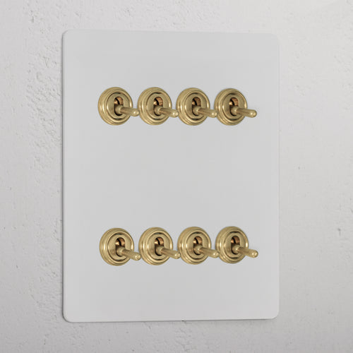 8G Two Way Toggle Switch _ Paintable Antique Brass