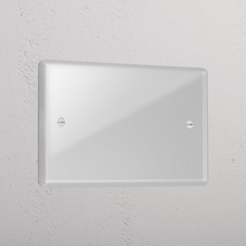 2G Blank Plate - Clear White
