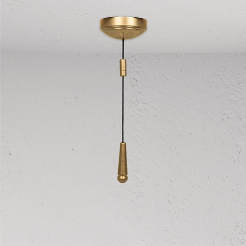 Bathroom Pull Switch - Antique Brass