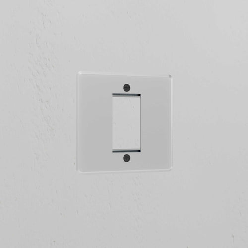 1G 25mm Module Plate - Clear Black
