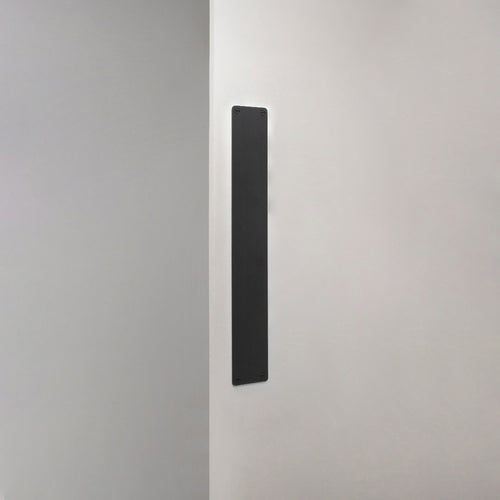 Corston Push Plate In Bronze White Background