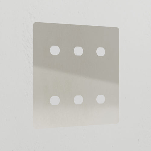 6G Switch Plate - Polished Nickel