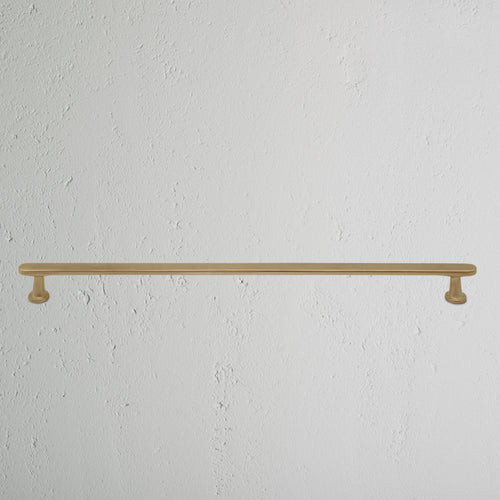 Antique Brass Milliner Furniture Handle On White Background