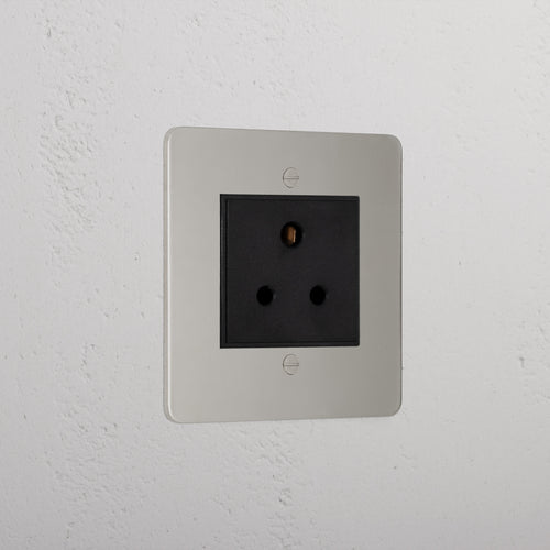 Luxury Polished Nickel 5A Light Socket Black